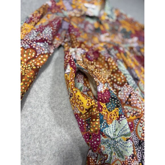 Kika Vargas x Target Dress Womens Size XS Anemone Floral Mini Cottagecore Boho - Picture 5 of 10